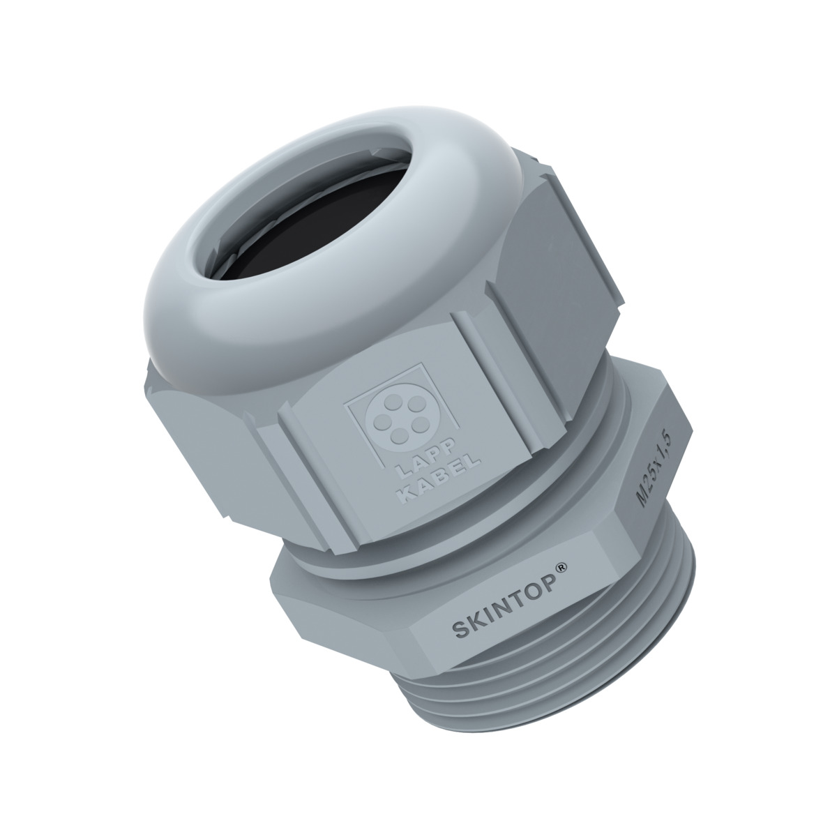 Lapp SKINTOP Series Grey Polyamide Cable Gland, M16 Thread, 19mm min., 21.1mm max., IP69
