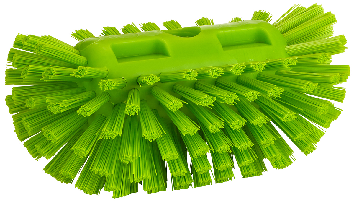 Vikan Hard Bristle Scrubbing Brush, 40mm bristle length, PET bristle material
