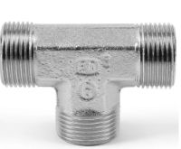 Parker Tee Tube to Tube Male 24° DIN Cone to Male 24° DIN Cone, T16SCFX