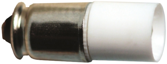 JKL Components White LED Indicator Lamp, 12V dc, Midget Groove Base, 6.2mm Diameter