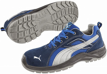 Puma Safety Blue Steel Toe Capped Safety Trainers, UK 8, EU 42