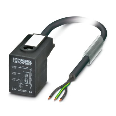 Phoenix Contact 3 way Free Cable End to 3 way Valve Connector B (10 mm) Sensor Actuator Cable, 150 mm