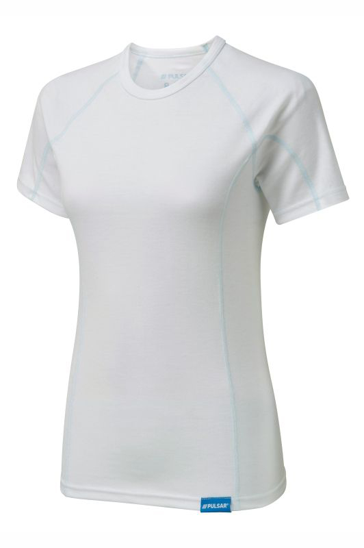 PULSAR White Polyester Thermal Shirt, M