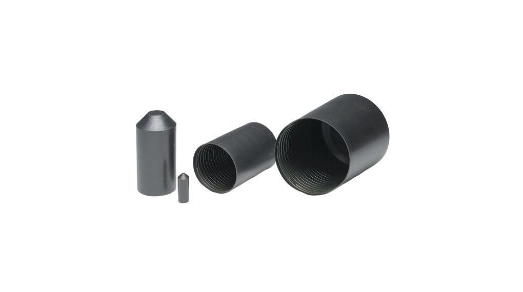 Heat Shrink Tubing End Cap 16mm Black