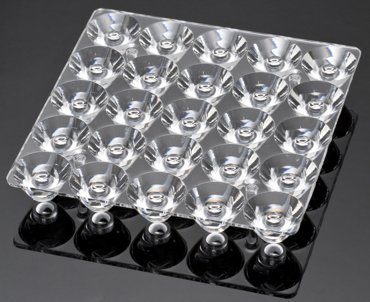 Ledil C12607_VIRPI-S, VIRPI Series 25-Way LED Lens, 13 → 16 ° Spot Beam