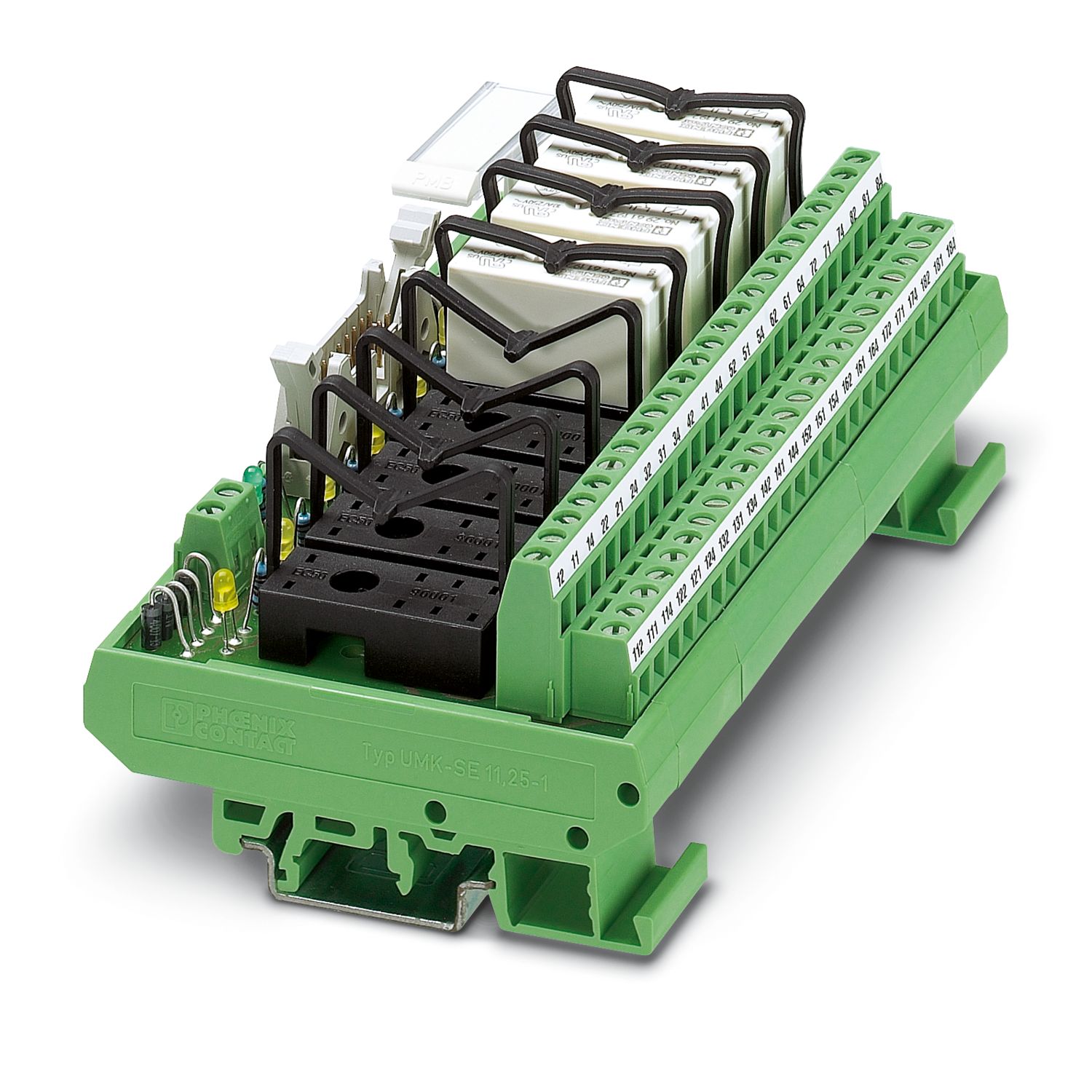 Phoenix Contact UMK-8 RELS/KSR-G24/21-21/PLC Series 16-Contact Female Interface Module, D-sub Connector, DIN Rail