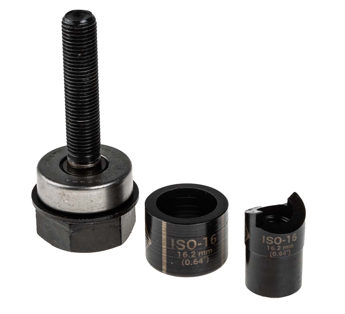 Greenlee Punch and Die Tool, 16.2mm, Circular, Hand Operation