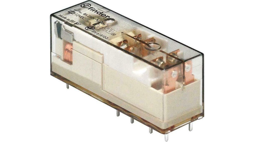 Finder 50 Series 50 Safety Relay 12V 4 Safety Contacts