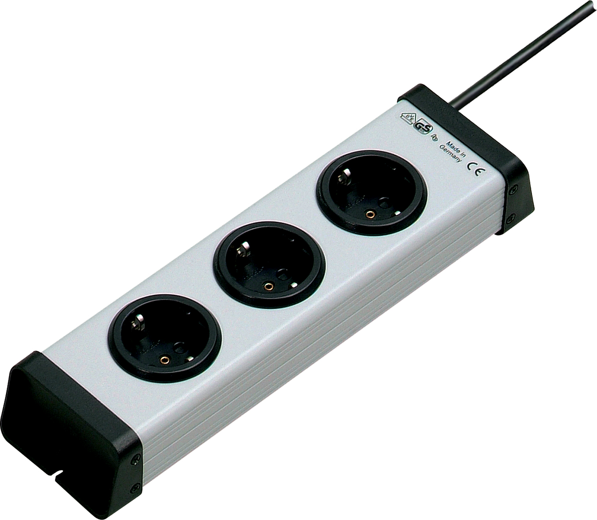 Bodo Ehmann Type F - German Schuko 3 Gang Power Distribution Unit, 1.5m Cable, 16A, 250 V ac