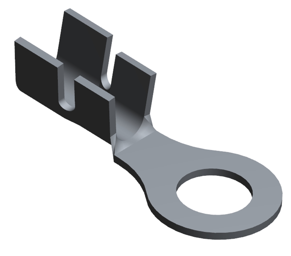 TE Connectivity Uninsulated Ring Terminal, 3.3mm² to 5.26mm² Wire Size