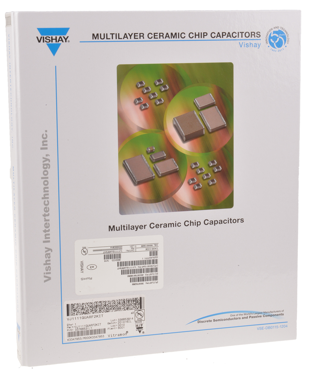 Vishay, Surface Mount Ceramic Capacitor Kit 15 pieces