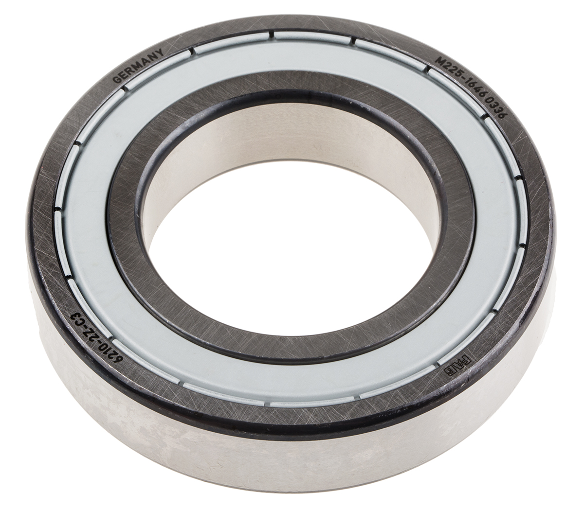 FAG 6210-C-2Z-C3 1 Row Ball Bearing - 50 mm ID, 90 mm OD