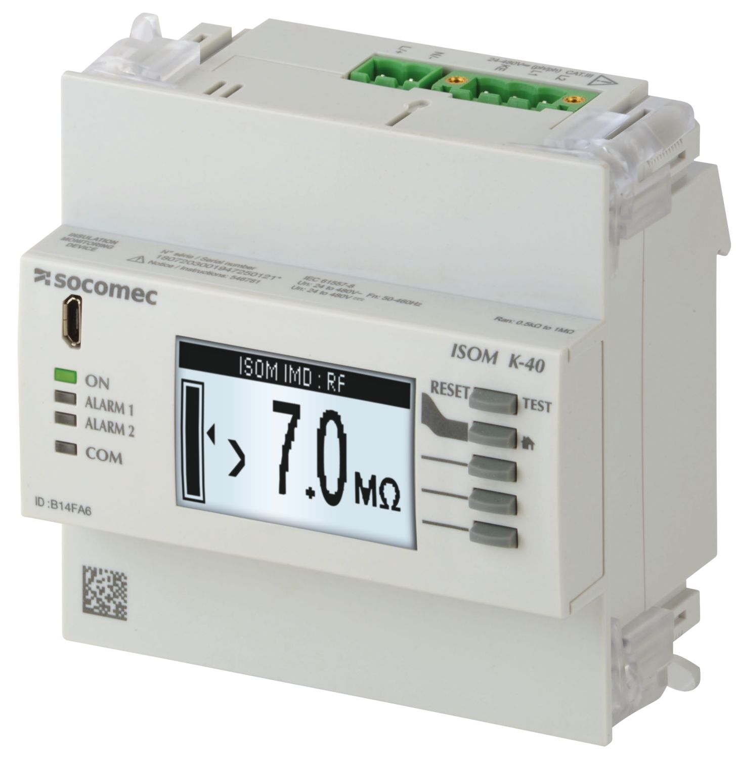 Socomec Insulation Monitoring Relay