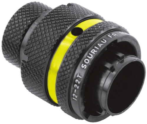 Souriau Sunbank by Eaton Circular Connector, 22 Contacts, Cable, Standard Connector, Plug, Male, IP67, 8STA Series