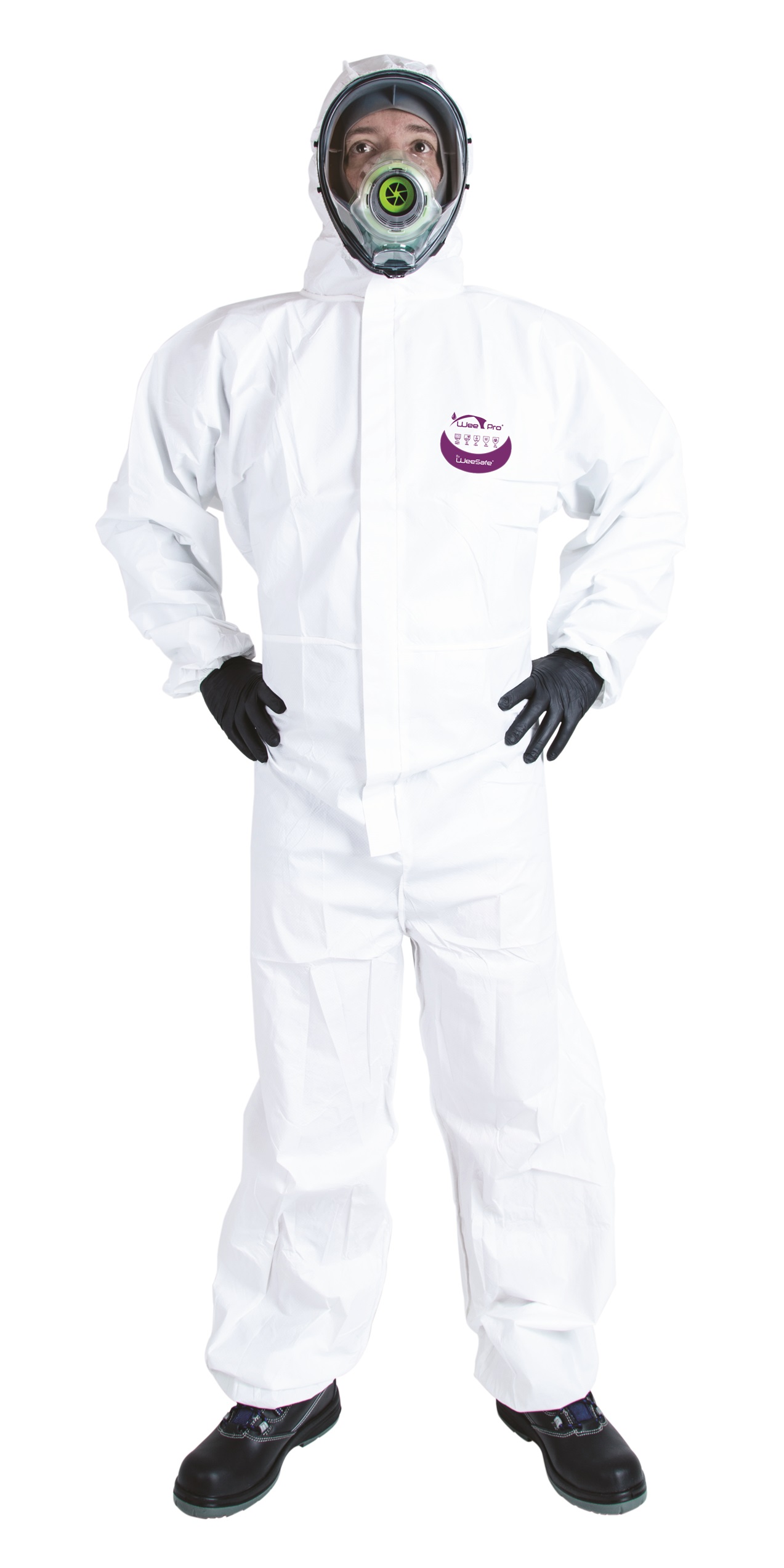Medicom White Coverall, L