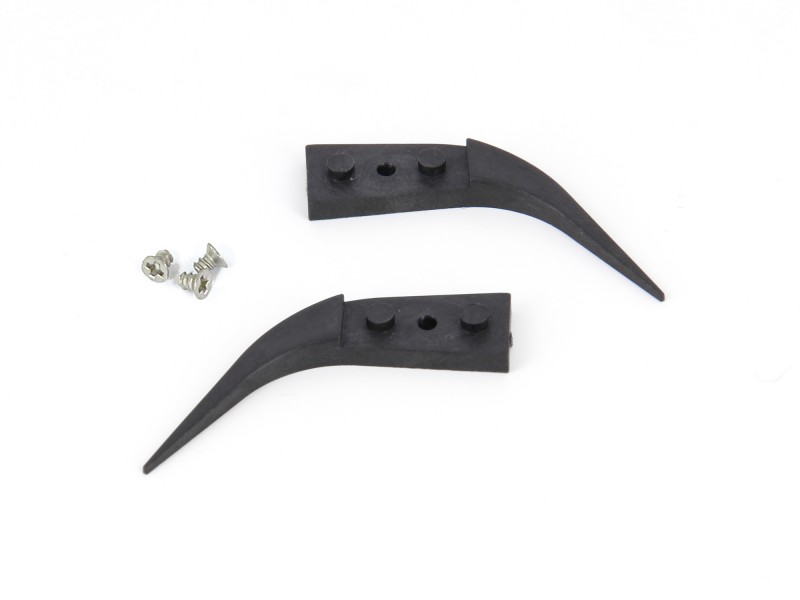 ideal-tek 30 mm, Carbon Fibre, Curved, Fine, Tweezer Tips
