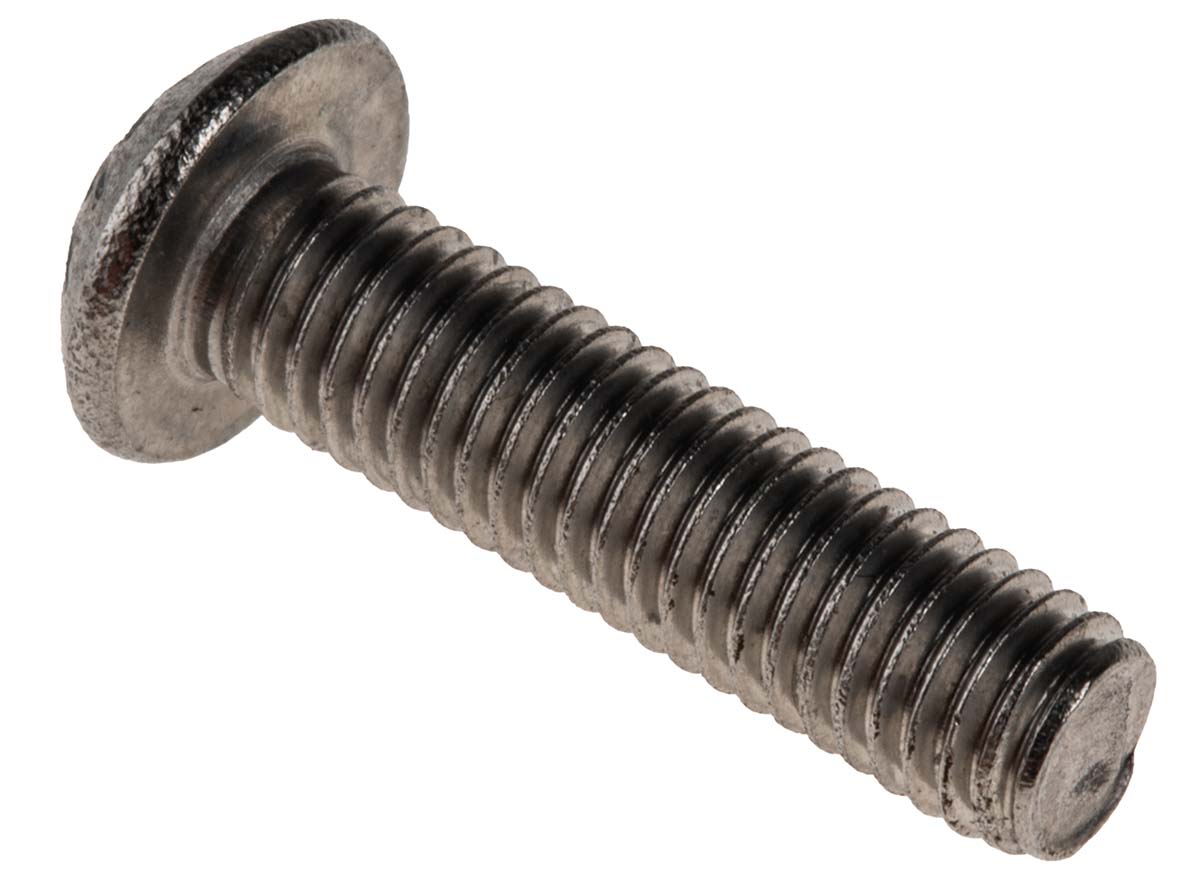 RS PRO Stainless Steel Hex Socket Button Screw, ISO 7380, M5 x 20mm
