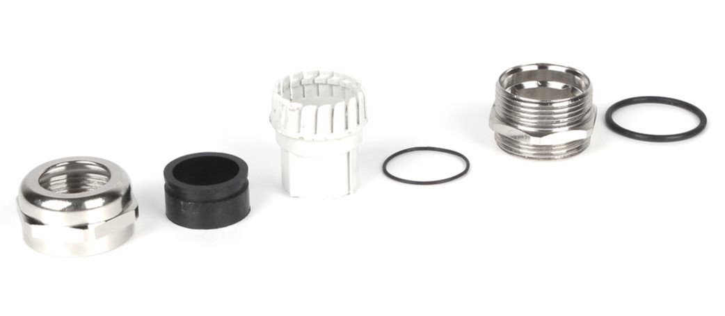 RS PRO Metallic Brass Cable Gland, PG21 Thread, 13mm min., 18mm max., IP68
