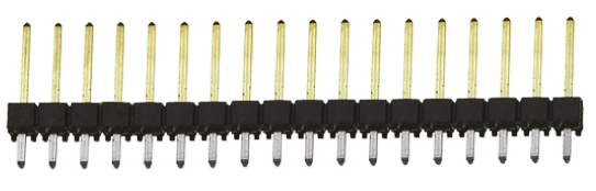 Samtec TSW Series Straight Through Hole Pin Header, 18 Contact(s), 2.54 mm Pitch, 1 Row, Unshrouded