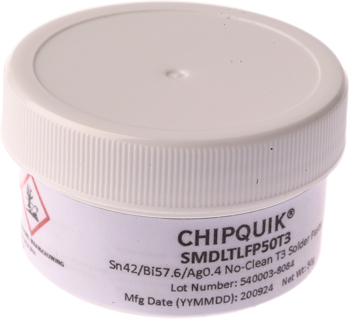 CHIPQUIK SMD LTLF Lead Free Solder Paste, 50g Tub