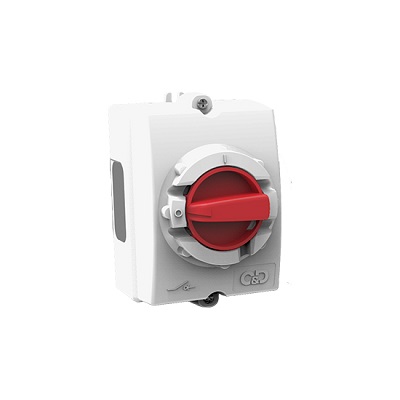 Craig & Derricott 3 Pole Isolator Switch - 25A Maximum Current