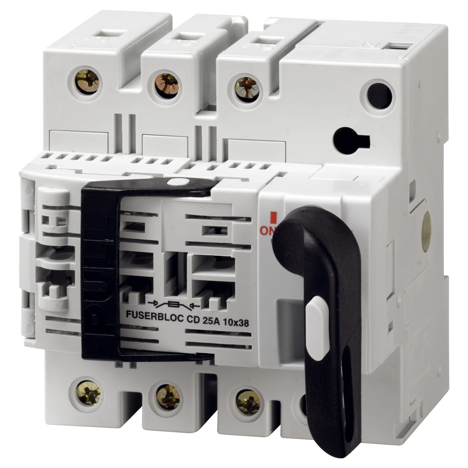 Socomec Fuse Switch Disconnector, 3 Pole, 32A Max Current, 32A Fuse Current