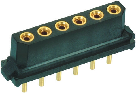 HARWIN M80 Series Straight Through Hole Mount PCB Socket, 3-Contact, 1-Row, 2mm Pitch, Solder Termination