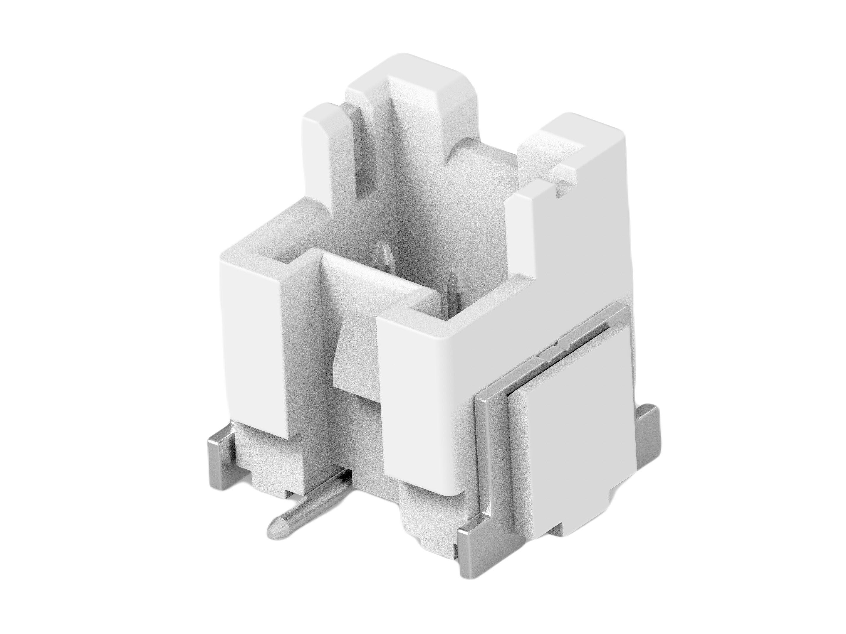 TE Connectivity 2365497 Series Straight PCB PCB Header, 2 Contact(s), 2.5 mm Pitch, 1 Row, Shrouded