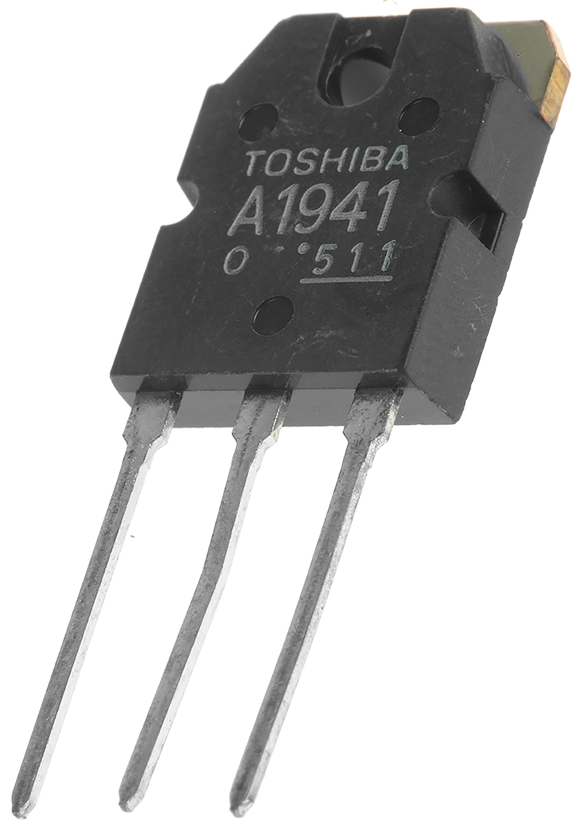 Toshiba 2SA1941-O(Q) PNP Transistor, -10 A, -140 V, 3-Pin TO-3PN