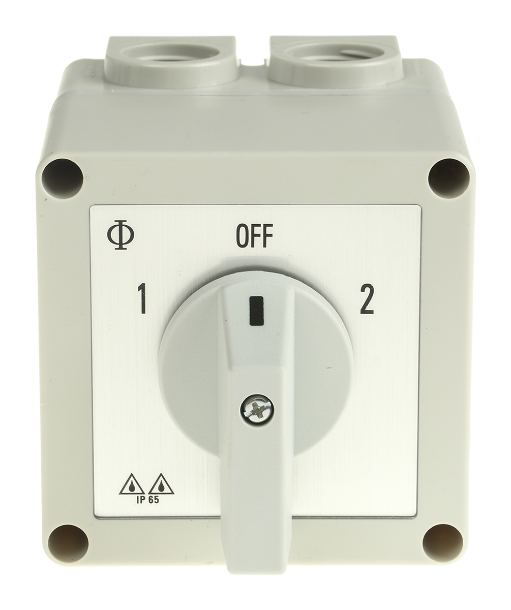 Kraus & Naimer, 4P 3 Position Double Throw Cam Switch, 32A