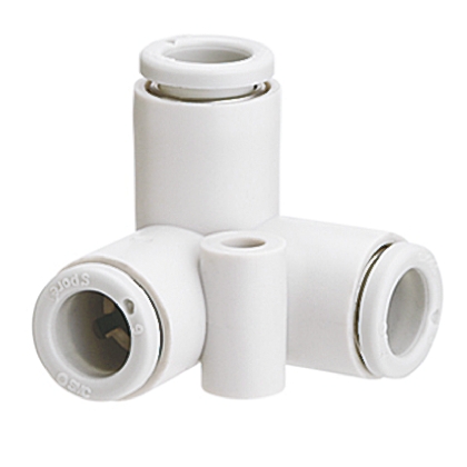 SMC KQ2 Series Delta Union Tube-to-Tube Adaptor, Push In 4 mm to Push In 4 mm, Tube-to-Tube Connection Style