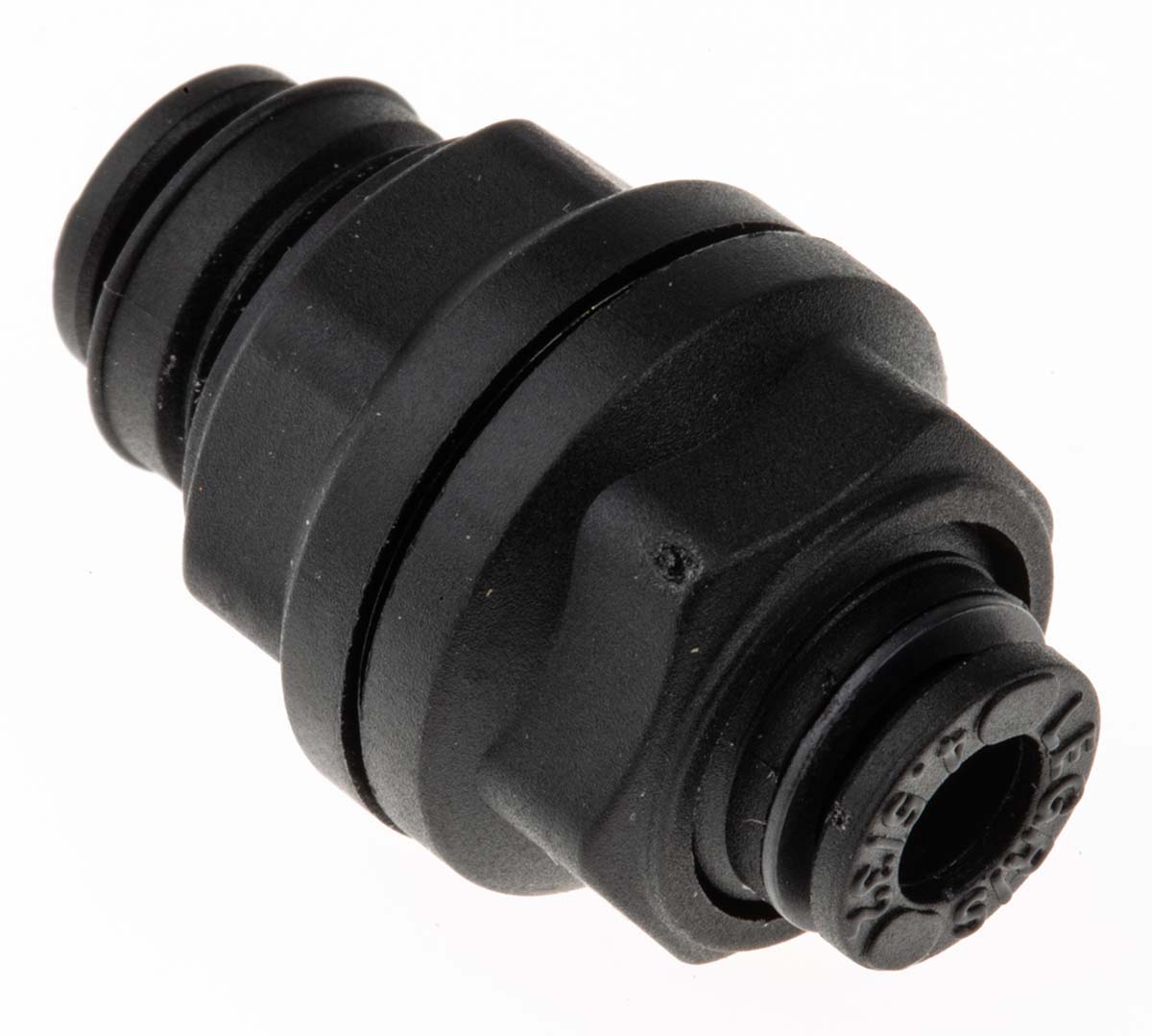 Legris LF3000 Series Bulkhead Tube-to-Tube Adaptor, Push In 4 mm to Push In 4 mm, Tube-to-Tube Connection Style