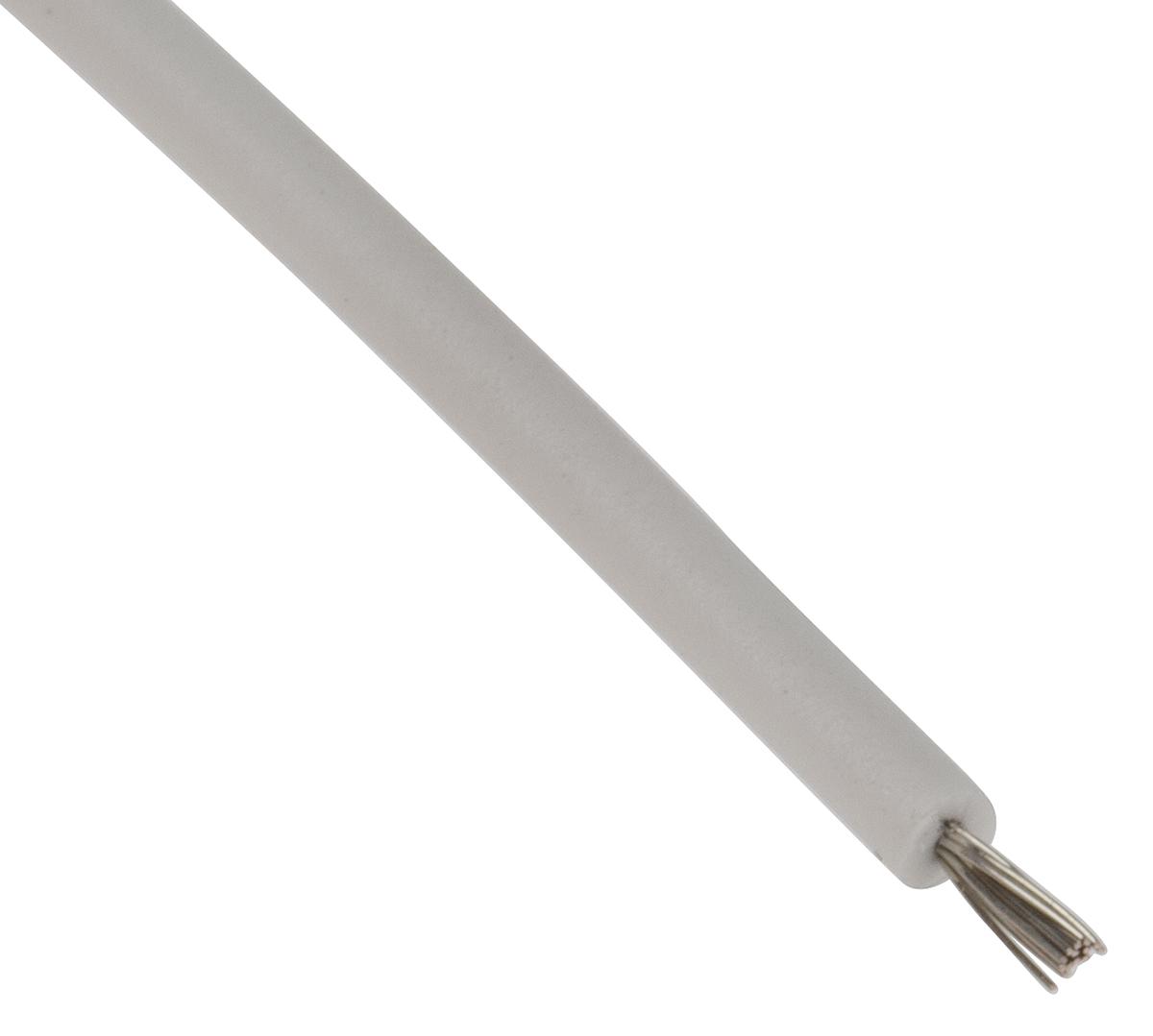 Lapp ÖLFLEX HEAT Series White 0.25 mm² Hook Up Wire, 24 AWG, 19/0.25 mm, 100m, Silicone Insulation, 47105