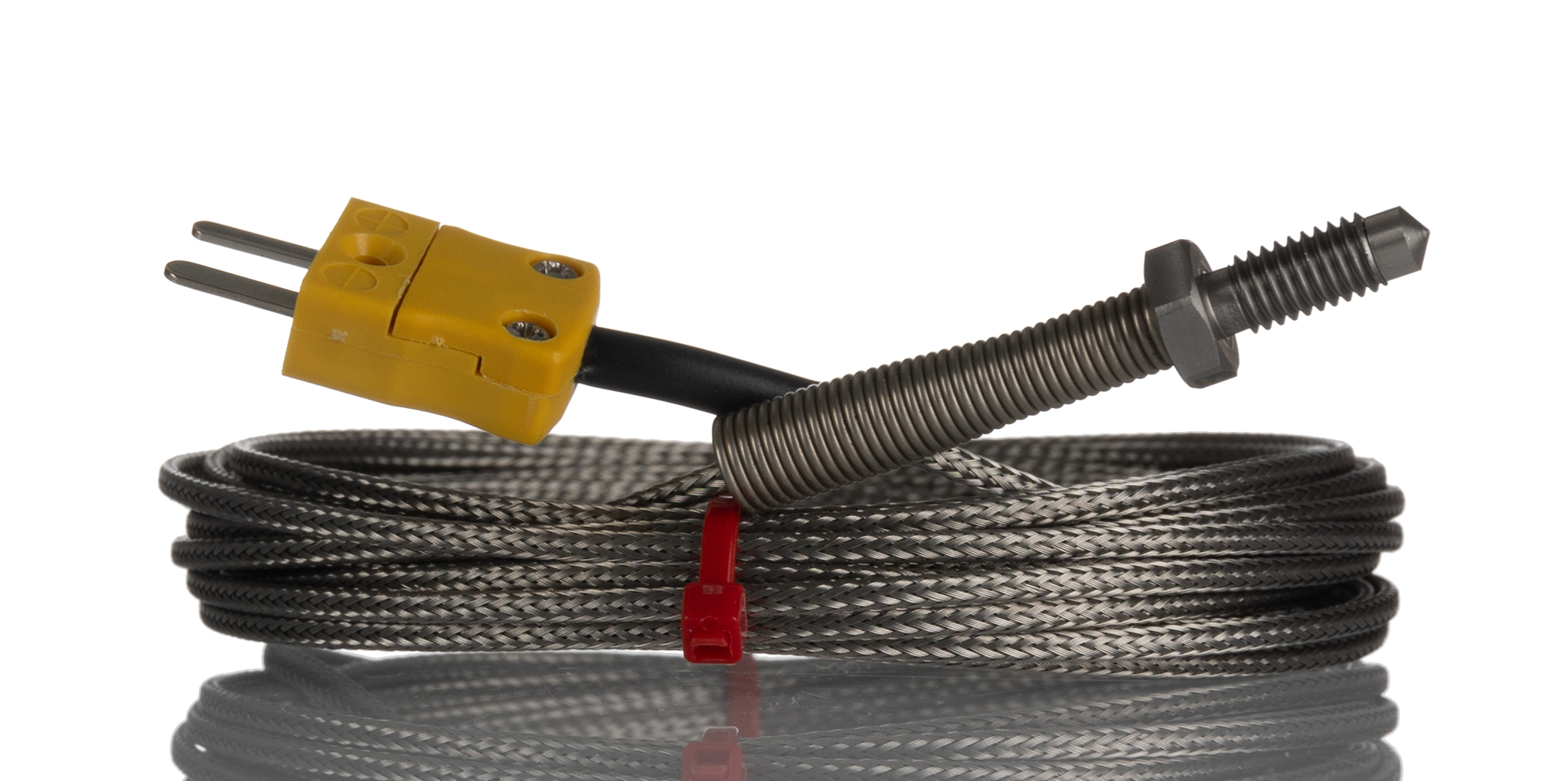 RS PRO Type K Nozzle Thermocouple 5m Length, M6 x 1mm Diameter, -60°C → +350°C