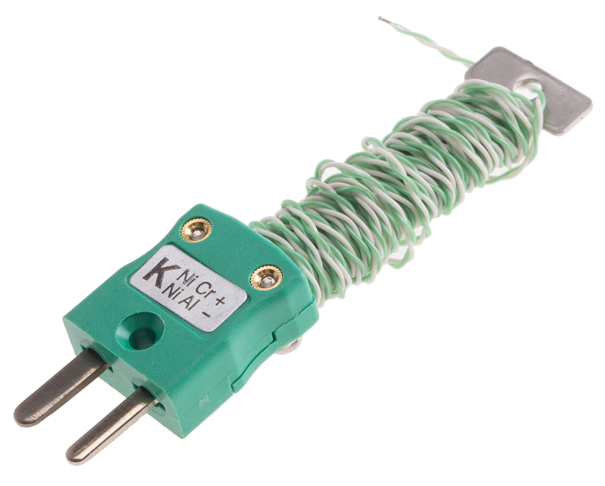 RS PRO Type K Exposed Junction Thermocouple 2m Length, 1/0.2mm Diameter → +220°C