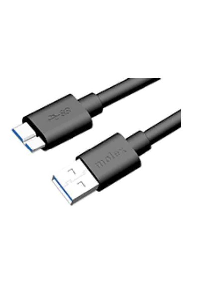 Molex USB 3.0, Male USB A to Male Micro USB B, 1.5m