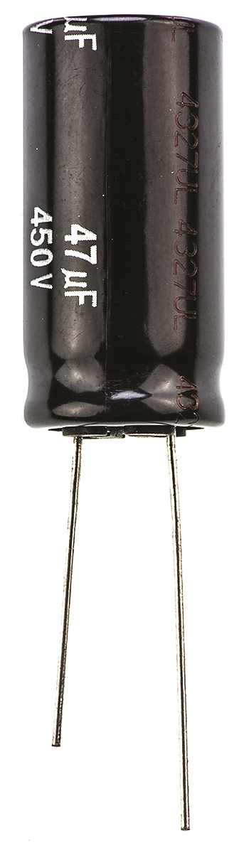 Panasonic 47μF Aluminium Electrolytic Capacitor 450V dc, Radial, Through Hole - EEUEE2W470