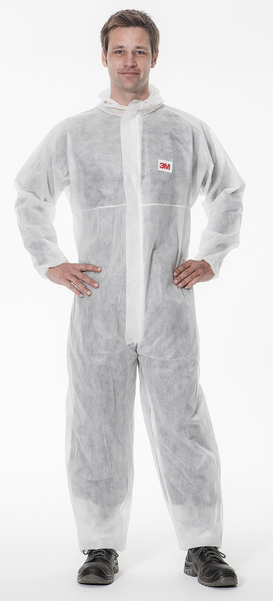3M White Coverall, CE CAT I, XXL