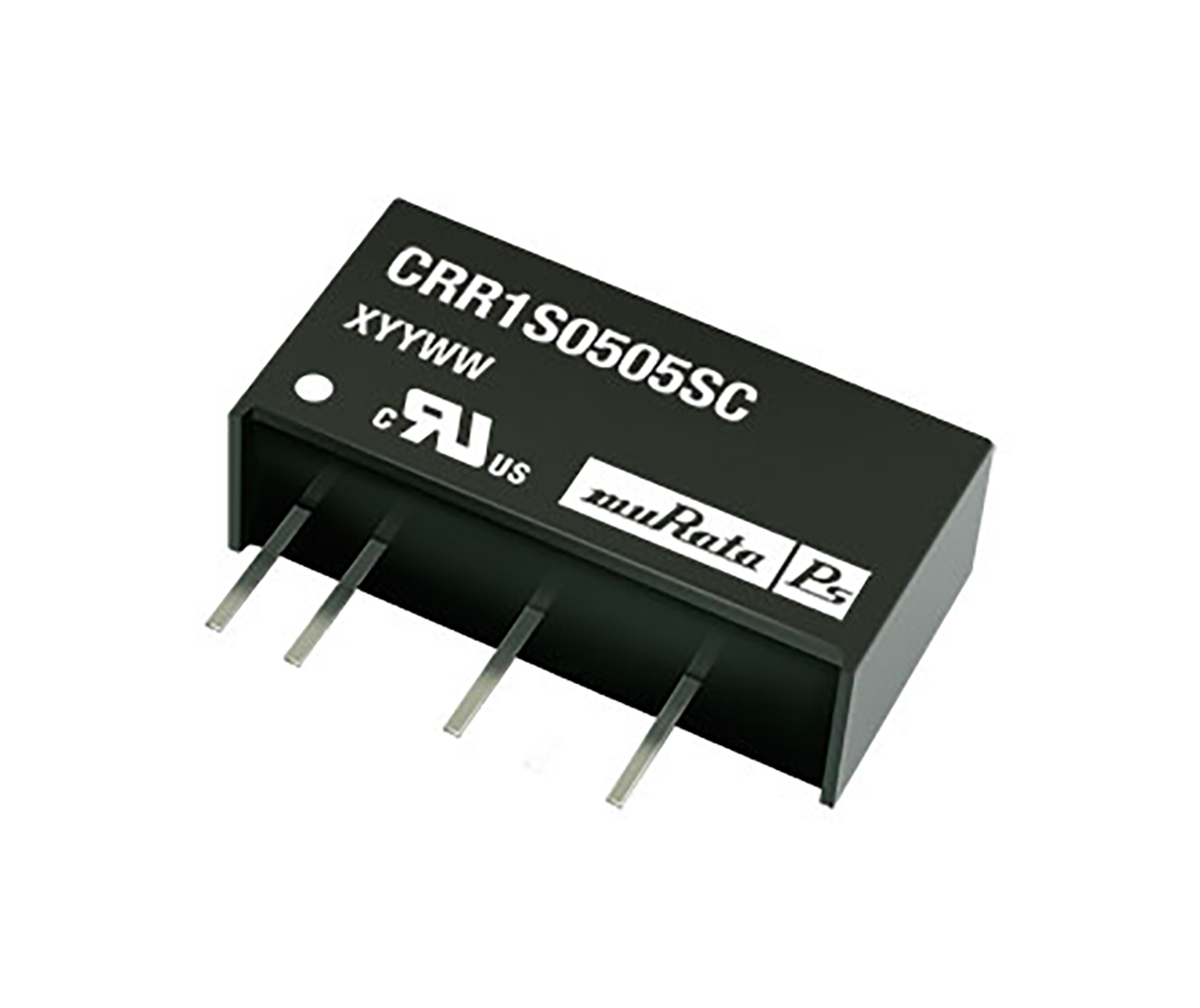 Murata Power Solutions CRR1 DC-DC Converter, 5V dc/ 200mA Output, 4.5 → 5.5 V dc Input, 1W, Through Hole, +85°C