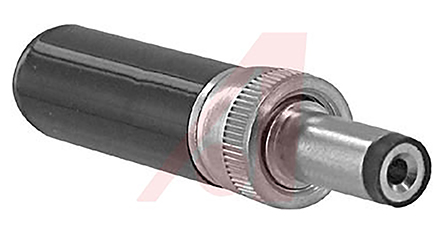 Switchcraft, S7 DC Plug Rated At 5.0A, Cable Mount, length 45.7mm, Tin