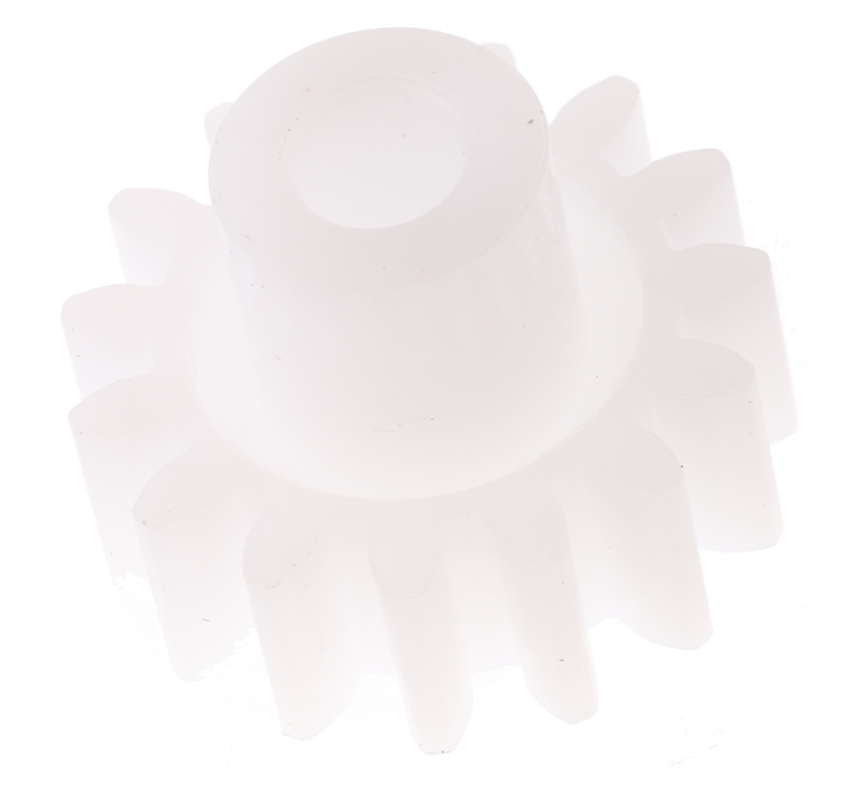 RS PRO POM 15 Teeth Spur Gear, 1 Module, 4mm Bore Diam, 15mm Pitch Diam, 8mm Hub Diam