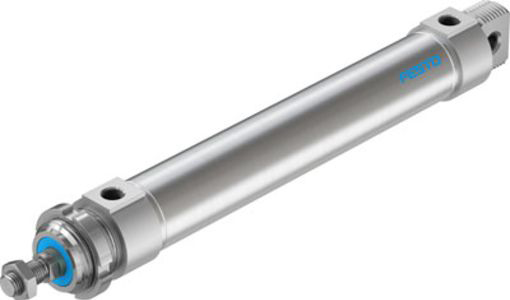 Festo 200 mm Pneumatic Roundline Cylinder - 195997 DSNU-40-200-P-A Series, Double Acting Acting