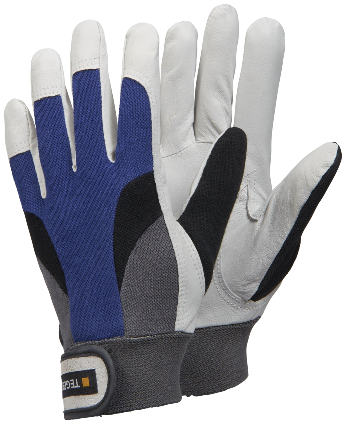 Tegera Leather Work Gloves, Size 10