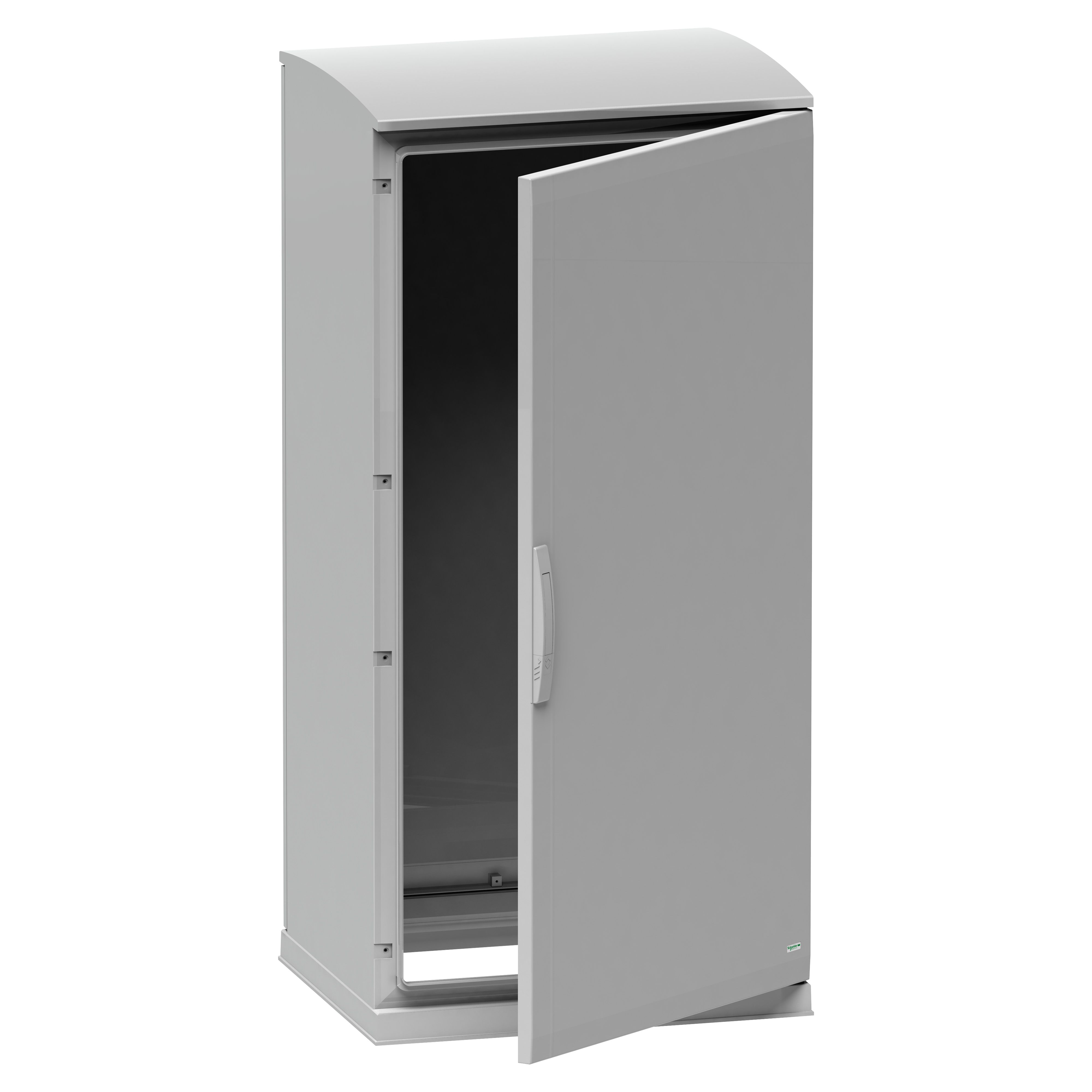 Schneider Electric PanelSeT Series Fibreglass Reinforced Polyester Single-Door-Door Floor Standing Enclosure, Opaque