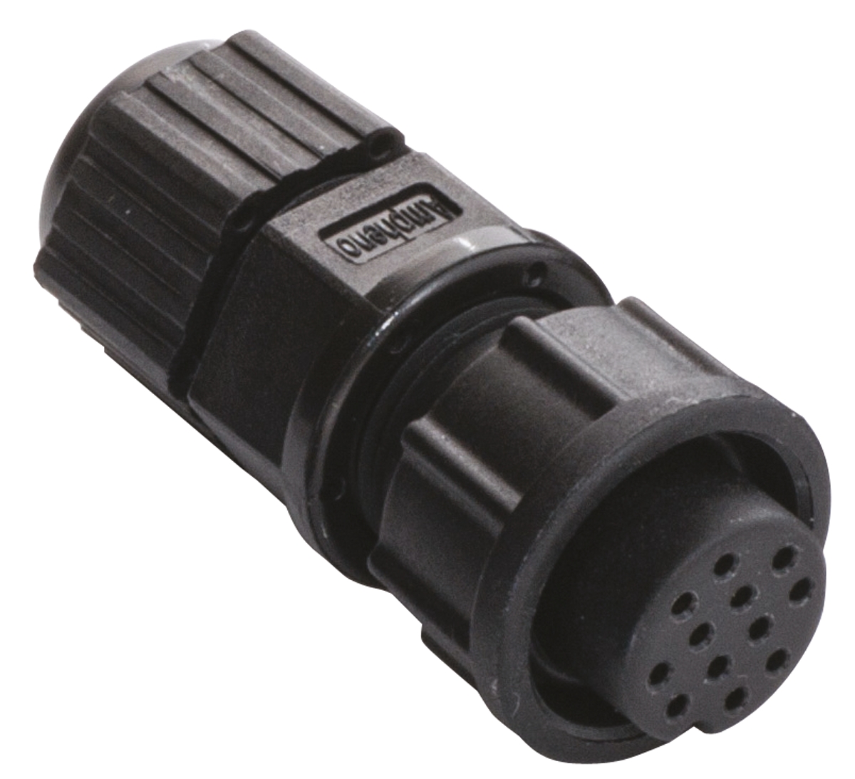 Amphenol Industrial Circular Connector, 12 Contacts, Panel, Standard Connector, Socket, Female, IP67, Ceres Series