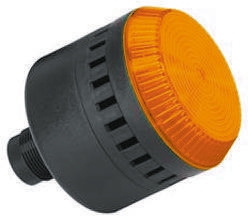 Allen Bradley 855PC Series Amber Sounder Beacon, 240 V ac, Panel Mount, 98dB at 1 Metre