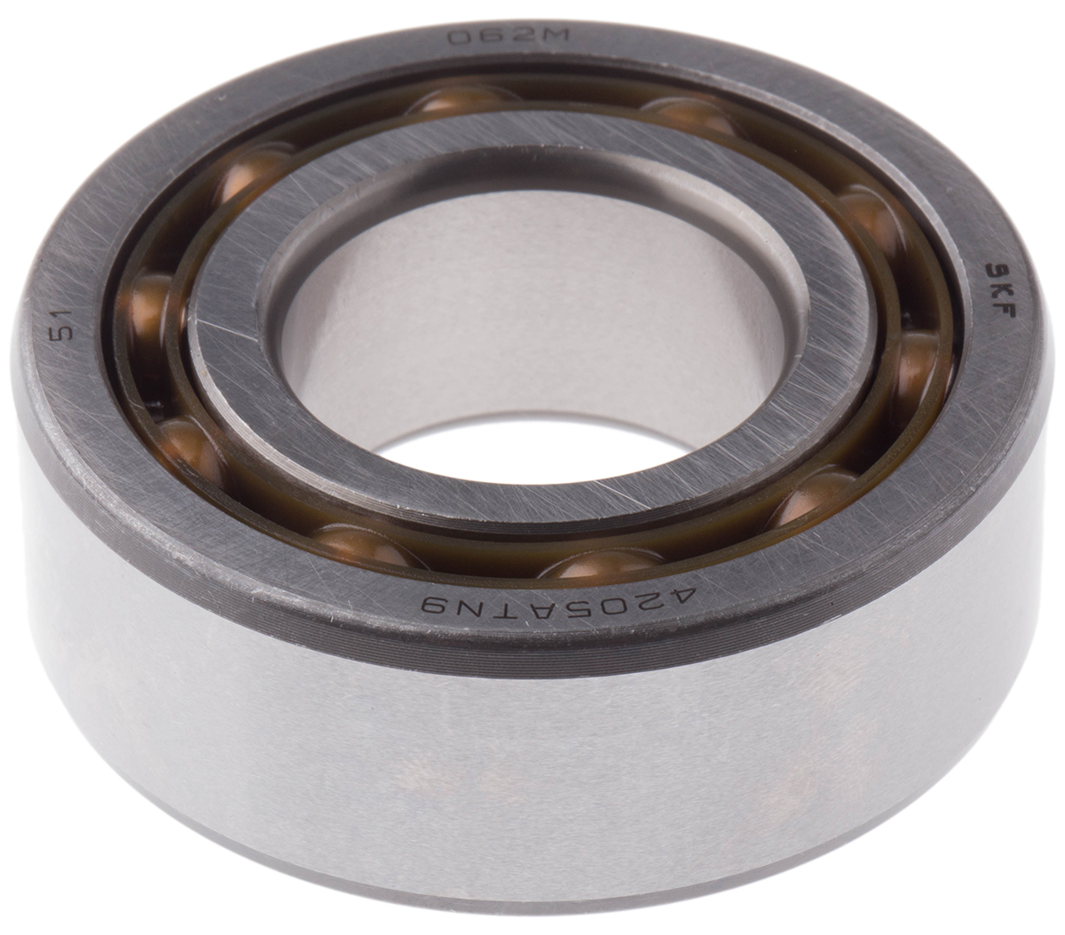 SKF 4205 ATN9 2 Row Ball Bearing - 25 mm ID, 52 mm OD