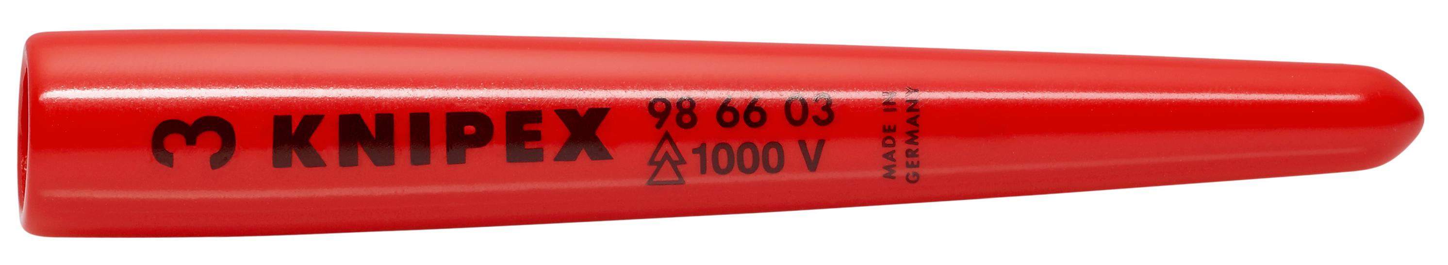 Knipex 80mm Red Cable Cover in Plastic, 10mm Inside dia.