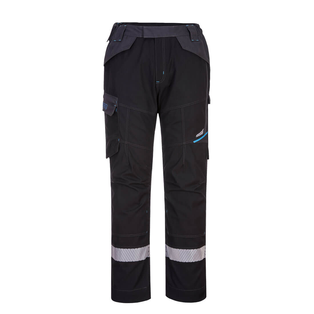 Portwest WX3 Black Hi Vis Trouser Protection Against Radiant, Flame Resistant, Contact Heat 36 in 36