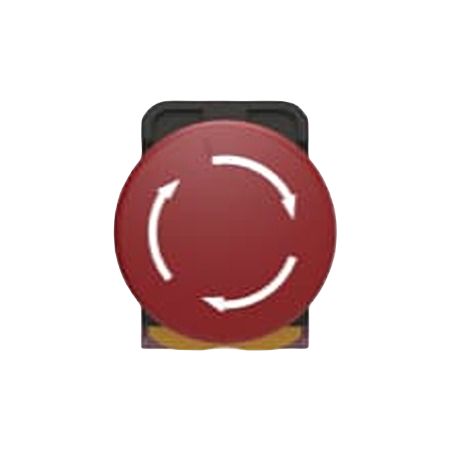 TE Connectivity PBES22 Series Illuminated Emergency Stop Push Button, Panel Mount, 22.3mm Cutout, 2NC, IP20, IP65